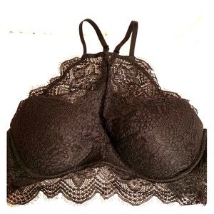 PINK push up lace bralet